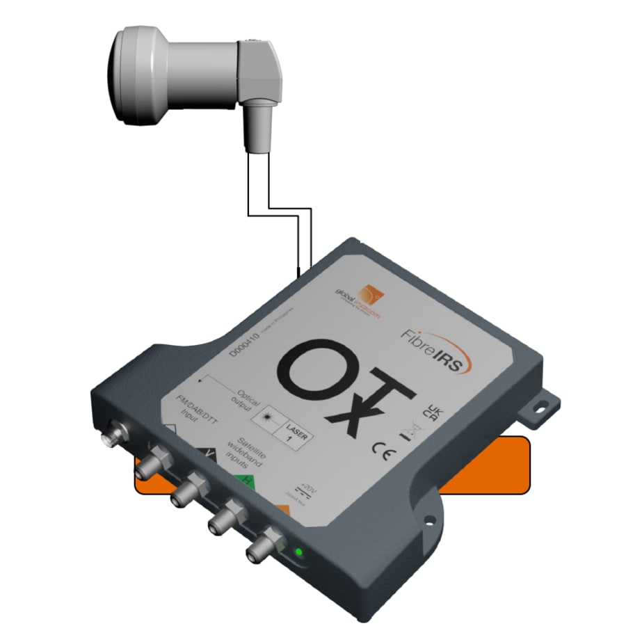 AURIGA - KIT TX OTTICO OTX GLOBAL + LNB WIDEBAND