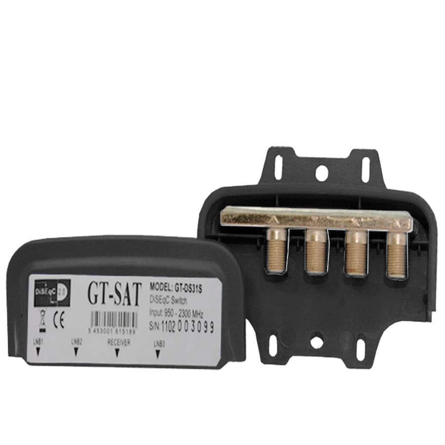 AURIGA - SWITCH DISEQC 3 IN 1 OUT GTSAT CONN.F
