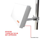 AURIGA - PARABOLA SELFSAT H21 DCSS SKY 16UB OUT