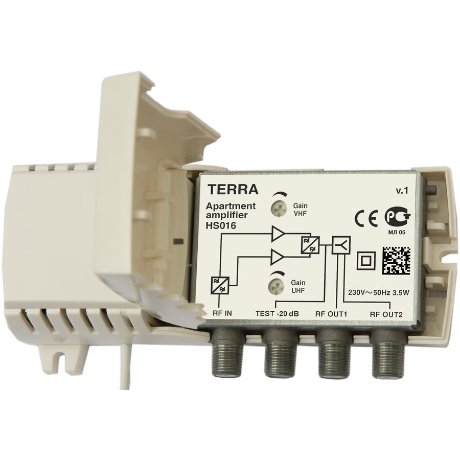 AURIGA - AMPLI RETROTV 2OUT 20DB DOPPIA REG