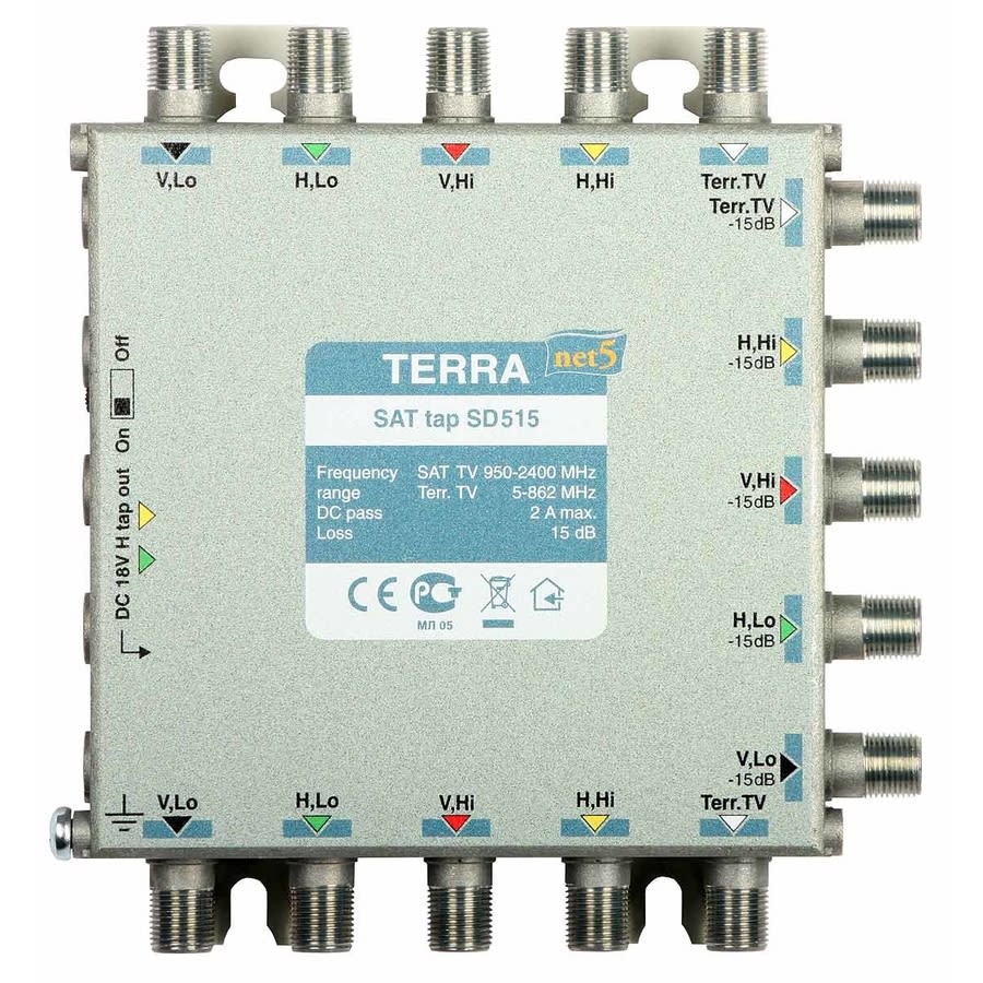 AURIGA - DERIVATORE MONTANTE 5VIE, ATT.15DB NET5