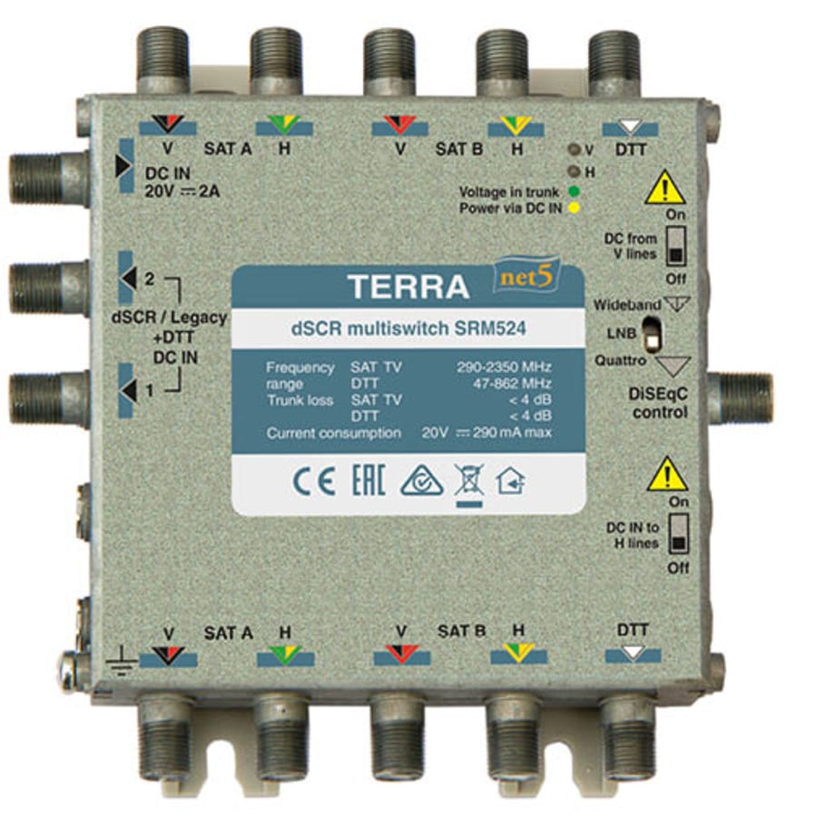 AURIGA - MSW 5IN 2XDCSS/LEG+TV PASS - HVHV/WB