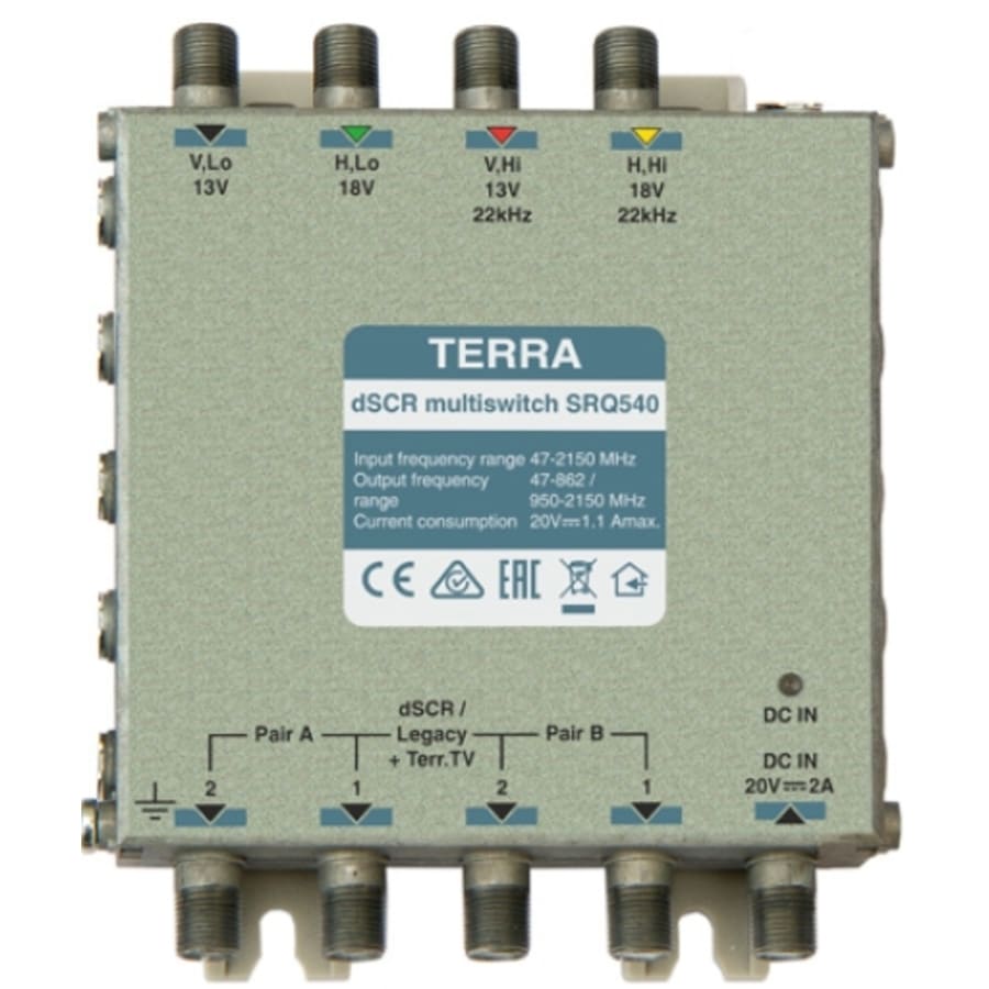 AURIGA - MULTISWITCH UNIVERSALE 4IN-40UT DCSS/LEG