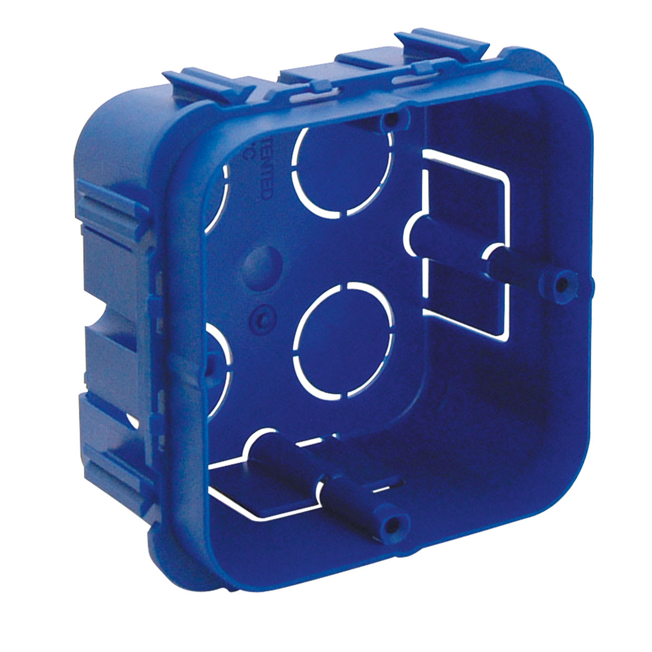 AVE - Scatola quadrata da incasso 1 o 2 moduli per S44 e S45  Interasse viti 60 mm