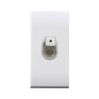 AVE - Interruttore levetta. Domus S44. colore RAL 9010. 2P 20AX illuminabile finitura lucida 1 Mod.