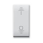 AVE - Interruttore con gemma. Domus S44. colore RAL 9010. 2P 20AX illuminabile finitura lucida 1 Mod.