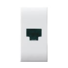 AVE - Presa RJ11 morsetti a vite. Domus S44 colore RAL 9010 finitura lucida 1 Mod.