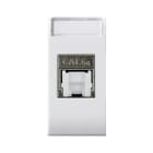 AVE - Presa RJ45 CAT6AS FTP schermata Domus S44 colore RAL 9010 finitura lucida 1 Mod.