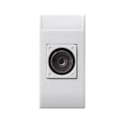 AVE - Presa TV/SAT femmina. Domus S44. colore RAL 9010 finitura lucida 1 Mod.