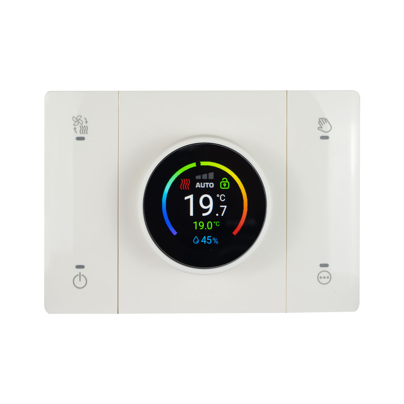 AVE - CRONOTERMOSTATO SMART CONNESSO T44 CON RILEVAZIONE DELL'UMIDITA' AMBIENTE BIANCO DOMUS