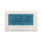 AVE - Cronotermostato elettronico con display 230V. Domus S44. colore RAL 9010 finitura lucida 3 Mod.