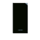 AVE - Pulsante tasto con gemma. Life S44. colore Nero. N.A. 1P 10A illuminabile finitura lucida 1 Mod.