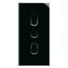 AVE - Presa bipasso Life S44. colore Nero. 2P+T 10/16A 250V finitura lucida 1 Mod. 442006/15TS