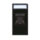 AVE - Presa RJ45 CAT6 UTP non schermata Life S44 colore Nero finitura lucida 1 Mod.