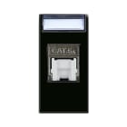 AVE - Presa RJ45 CAT6AS FTP schermata Life S44 colore Nero finitura lucida 1 Mod.