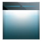 AVE - Segnagradino Led Bianco. Life S44. colore Nero. alimentazione 12/24/230V 2Mod.