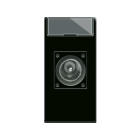 AVE - Presa TV/SAT maschio. Life S44. colore Nero finitura lucida 1 Mod.