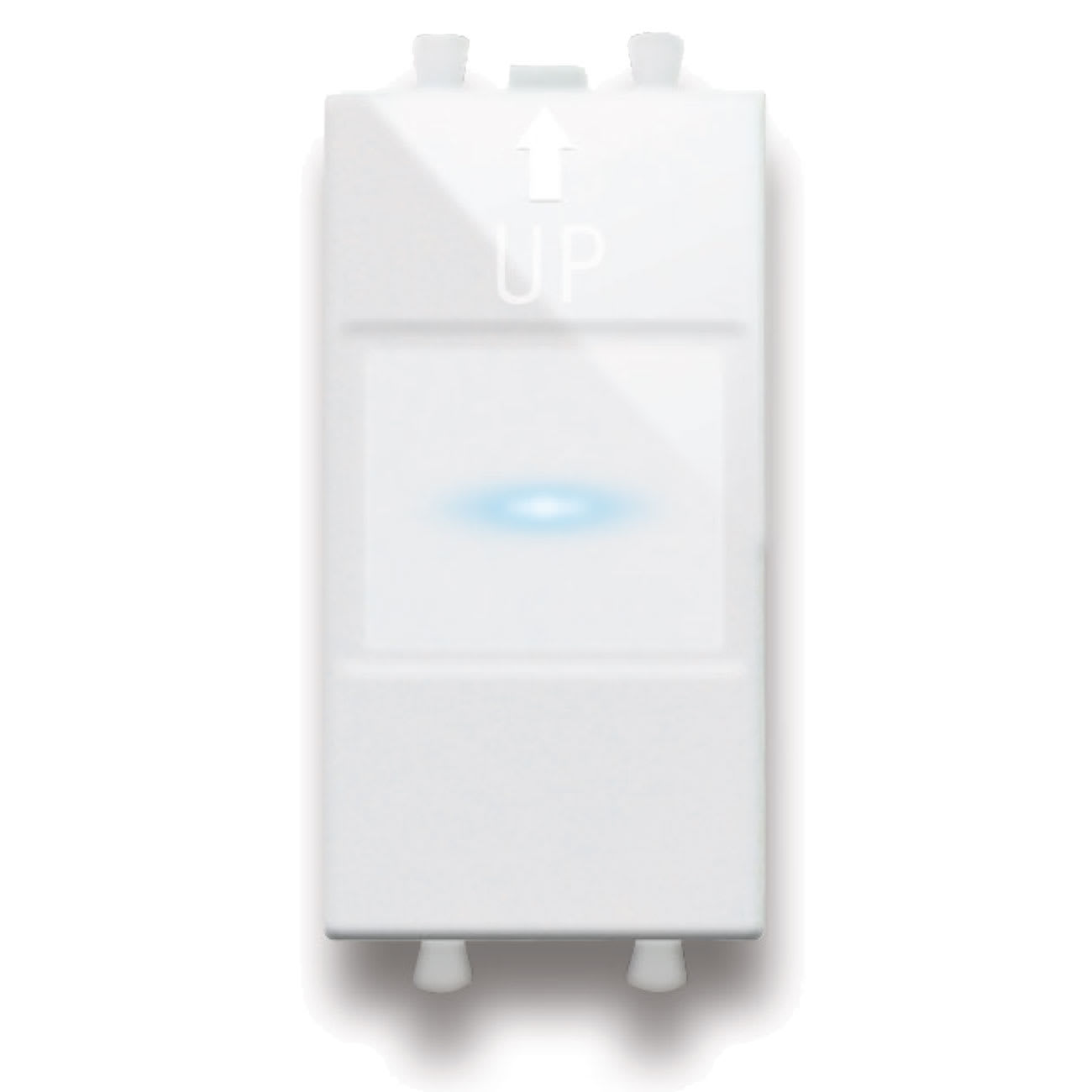 AVE - Interruttore elettronico Touch. S44 6A N.A. alimentazione 230V. a scomparsa 1 Mod.