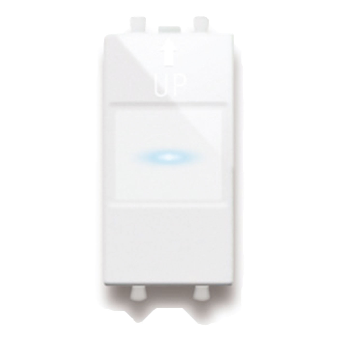 AVE - Dimmer universale Touch. S44. 3400w 230V alimentazione 230V. a scomparsa 1 Mod.