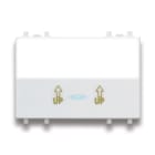 AVE - pulsante touch campanello 1p na 3m per un design moderno e funzionale, ideale per ogni ambiente.