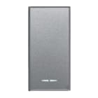 AVE - Pulsante tasto con gemma. Allumia S44. colore Grigio Tech. N.A. 1P 10A illuminabile finitura lucida 1 Mod.