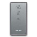 AVE - Dimmer agitatore aria. Allumia S44. colore Grigio Tech. 5580VA 230V finitura lucida 1 Mod.