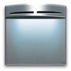 AVE - Segnagradino Led Blu. Allumia S44. colore Grigio Tech. alimentazione 12/24/230V 2Mod. 443070B/2