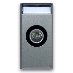 AVE - Presa TV/SAT maschio morsetto a vite. Allumia S44. colore Grigio Tech attenuazione 6dB finitura lucida 1 Mod.