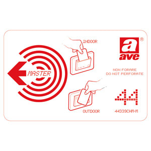 AVE - Card mifare di tipo master  Sistema alberghiero  S44