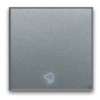 AVE - Tasto simbolo Suoneria Allumia S44. colore Grigio Tech finitura lucida 2 Mod.
