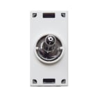 AVE - Interruttore levetta cromo. New Style S44. 2P 20AX 250V 1 Mod.