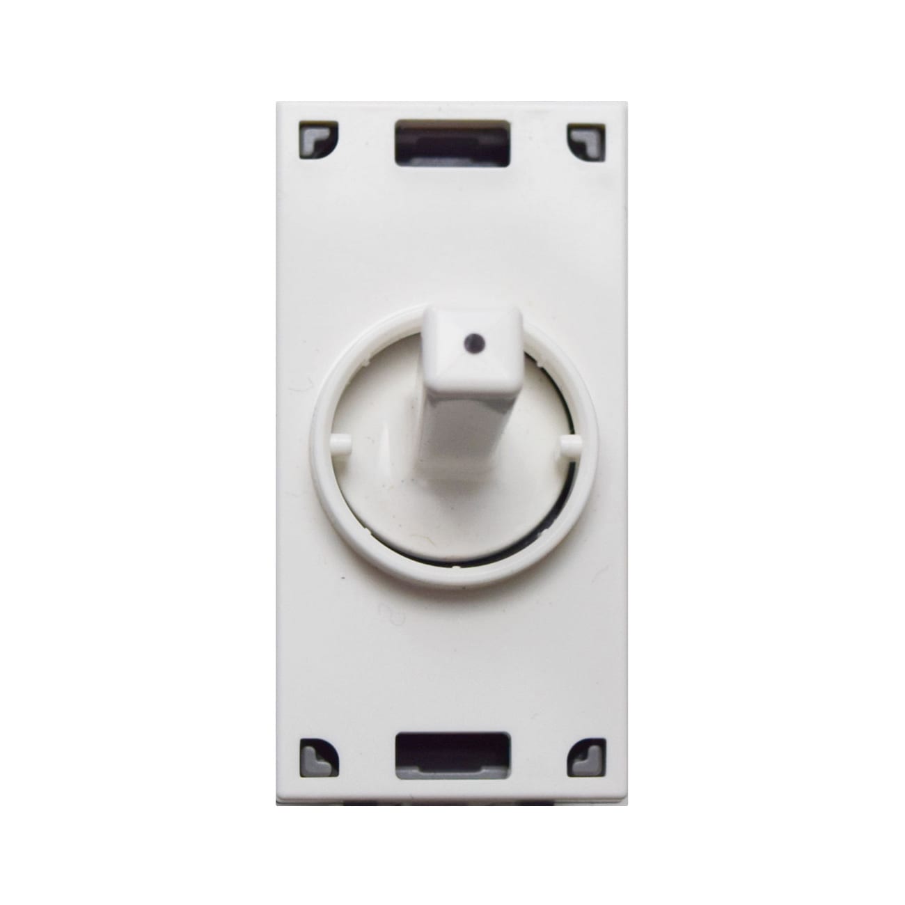 AVE - Commutatore pulsante levetta bianca. New Style S44. 1P 10A 250V  1 Mod.