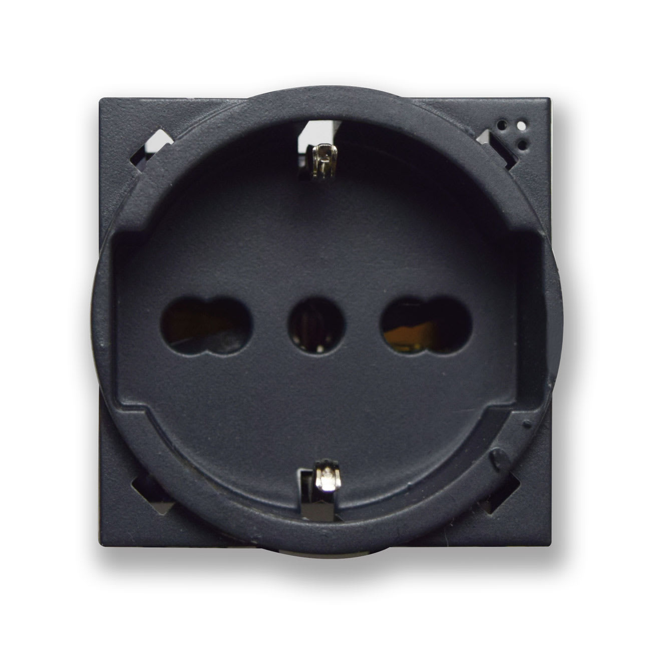 AVE - Presa schuko bipasso. New/England Style S44. colore Tekla. 10/16A 2P+T 250V 2 Mod.