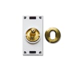 AVE - Comando con doppio pulsante a levetta KNX New Style ottone 1 Mod. S44