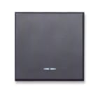 AVE - Interruttore con gemma. Tekla S44. colore grigio Tekla. 1P 16AX illuminabile finitura opaca 2 Mod.