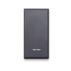 AVE - Pulsante tasto con gemma. Tekla S44. colore grigio Tekla. N.A. 1P 10A illuminabile finitura opaca 1 Mod.