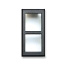 AVE - Adattatore per 2 connettori RJ45. Tekla S44 colore grigio Tekla finitura opaca 1 Mod.