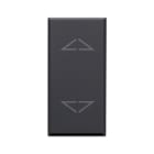 AVE - Commutatore a bascula. Tekla S44. colore grigio Tekla. 1P 10AX 250V finitura opaca 1 Mod.