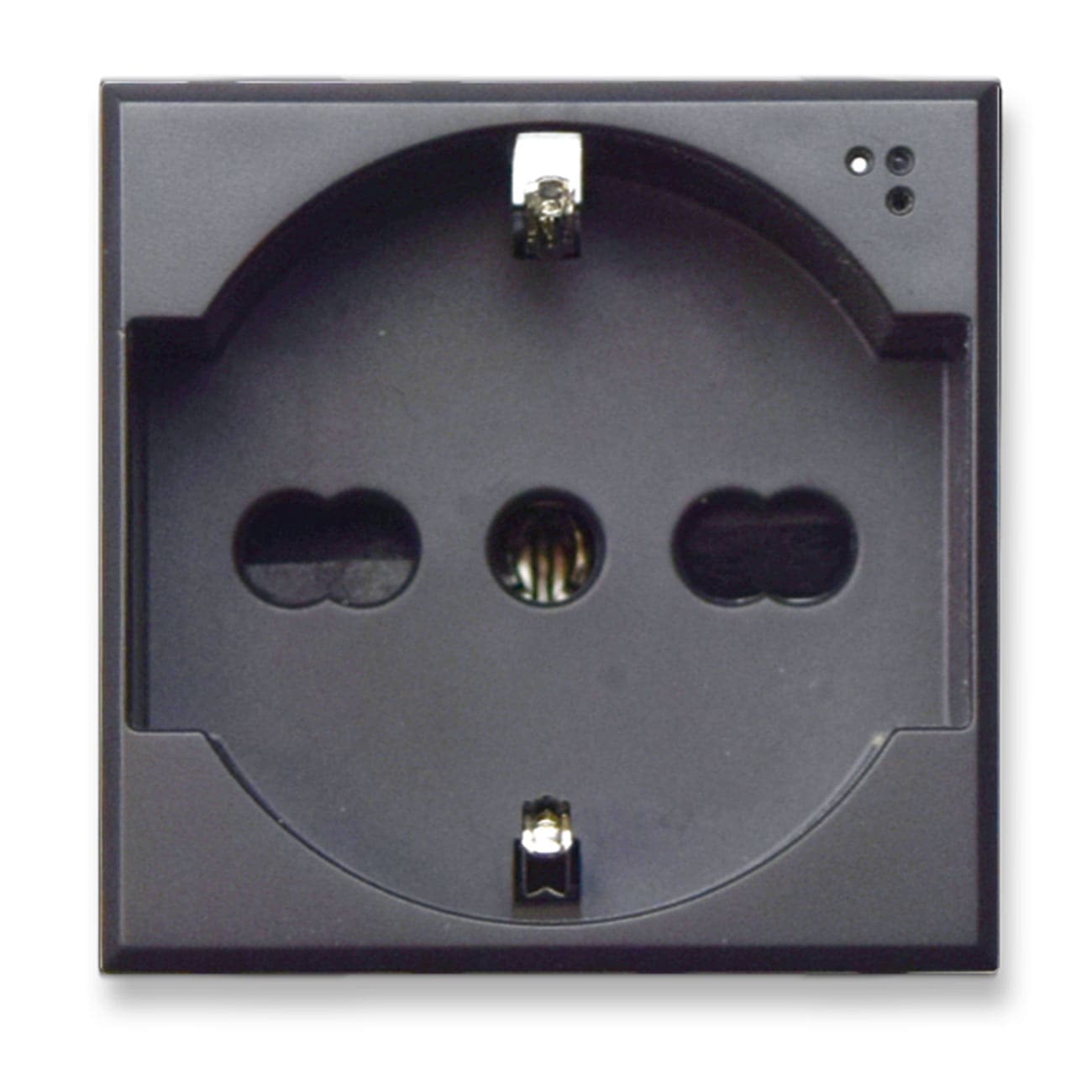 AVE - Presa schuko bipasso. Tekla S44. colore grigio Tekla. 2P+T 10/16A 250V finitura opaca 2 Mod. 445090/15TS