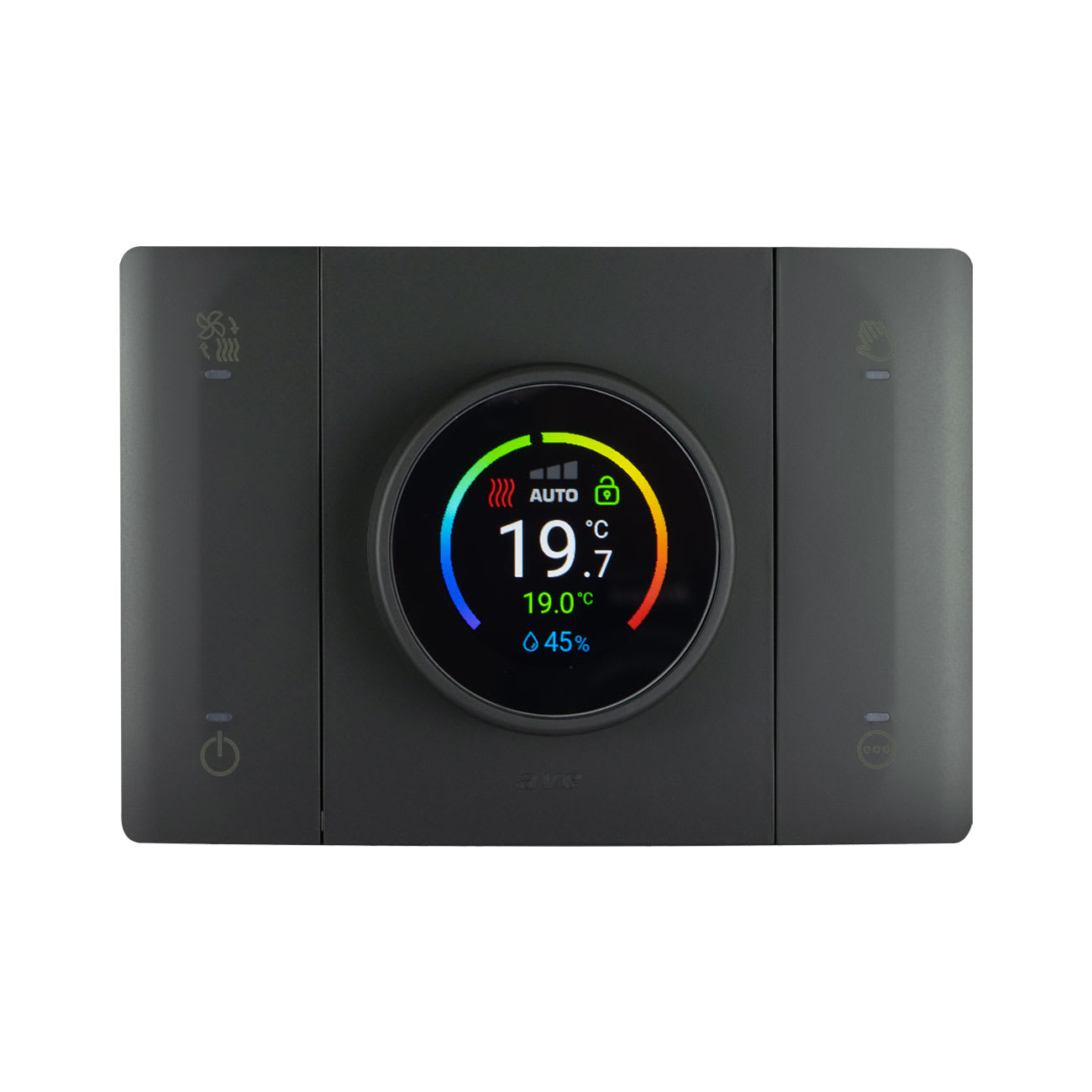 AVE - CRONOTERMOSTATO SMART CONNESSO T44 CON RILEVAZIONE DELL'UMIDITA' AMBIENTE GRIGIO TEKLA