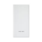 AVE - Pulsante tasto con gemma. WHITEK S44. colore bianco. N.A. 1P 10A illuminabile finitura opaca 1 Mod.