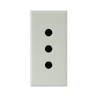 AVE - Presa standard italiano. WHITEK S44. colore bianco. P11 2P+T 10A 250V finitura opaca 1 Mod.