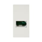 AVE - PRESA TELEFONIca ST.INGLESE. Serie Whitek colore bianco opaco BT SECONDARY" CON 6 CONTATTI MORSETTI A VITE"