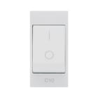 AVE - Interruttore automatico. WHITEK S44. colore bianco. 1P+N 10A 3kA 250v finitura opaca 1 Mod.