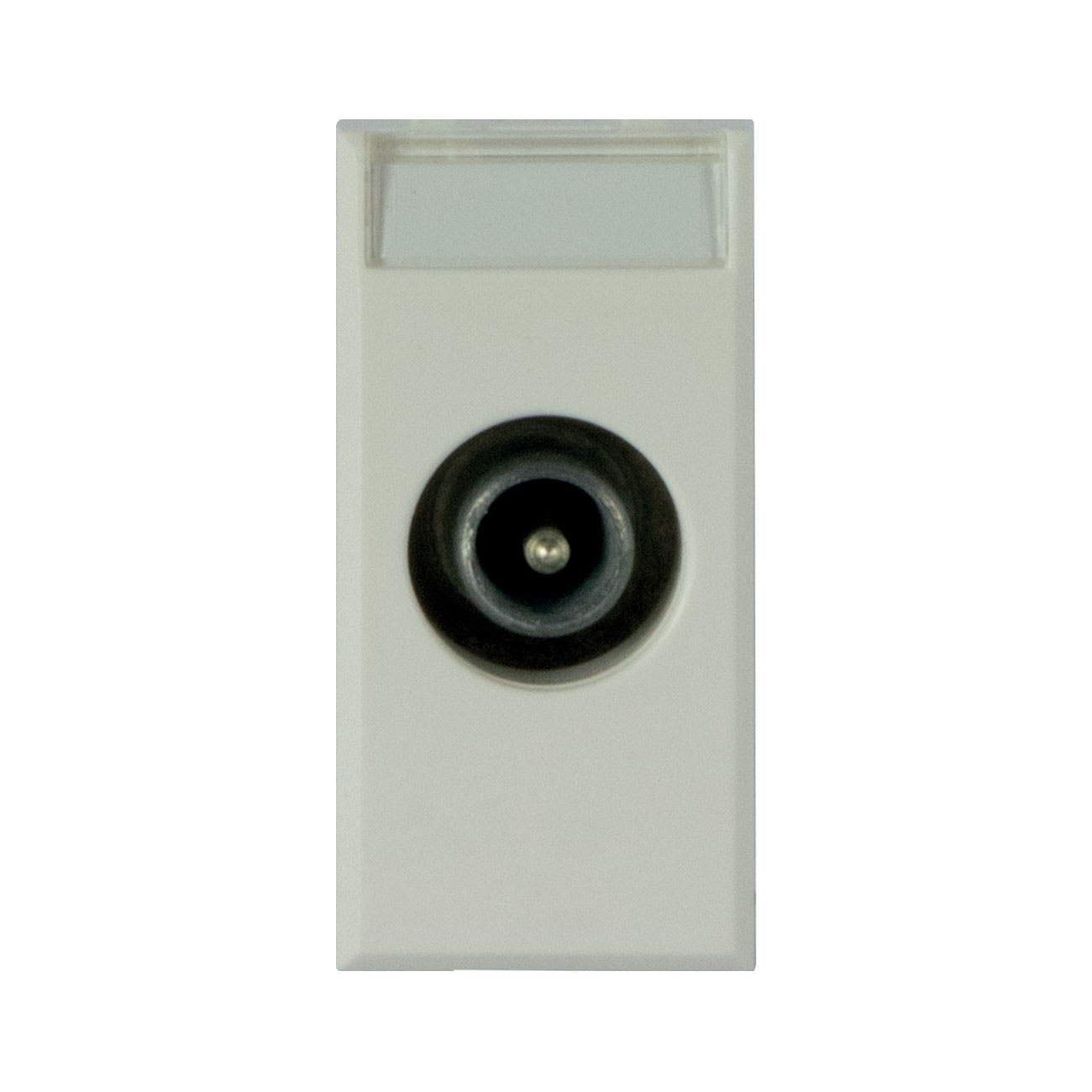 AVE - Presa TV/SAT maschio morsetto a vite. WHITEK S44. colore bianco  attenuazione 6dB  finitura opaca  1 Mod.
