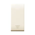 AVE - Pulsante tasto con gemma. Class S44. colore RAL 1013. N.A. 1P 10A illuminabile finitura lucida 1 Mod.