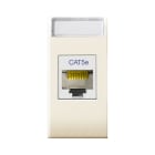 AVE - Presa RJ45 CAT5E UTP non schermata Class S44 colore RAL 1013 finitura lucida 1 Mod.
