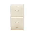 AVE - Commutatore stabile. Class S44. colore RAL 1013. 2P 10AX 250v finitura lucida 1 Mod.
