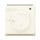 AVE - Termostato elettronico con manopola. Class S44. colore RAL 1013. 230V NA+NC 5A finitura lucida 2 Mod.