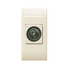 AVE - Presa TV/SAT maschio. Class S44. colore RAL 1013 finitura lucida 1 Mod.